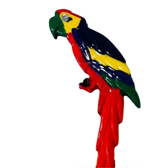 Colorful Parrot Brooch - Picture 1 of 7